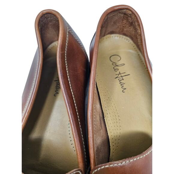 Cole Haan 14 Brown Leather Penny Loafer Career Professional Academia Classic - Picture 4 of 6